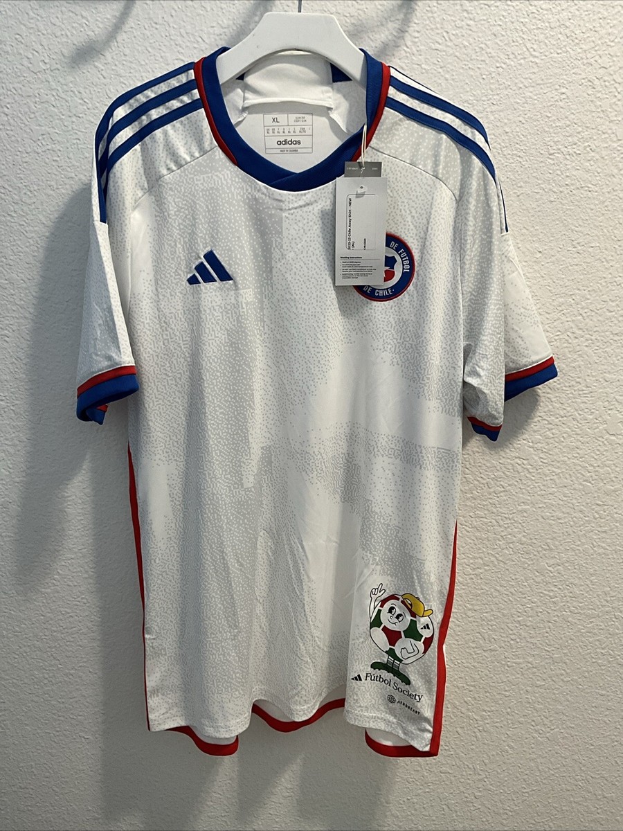 Adidas Chile Men’s Away Jersey 22-23 White Size XL New Other