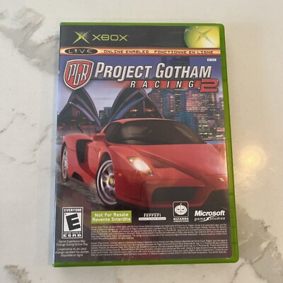 XBOX Project Gotham Racing 2 + XBOX Live Arcade No Manuals TESTED & WORKING!!!
