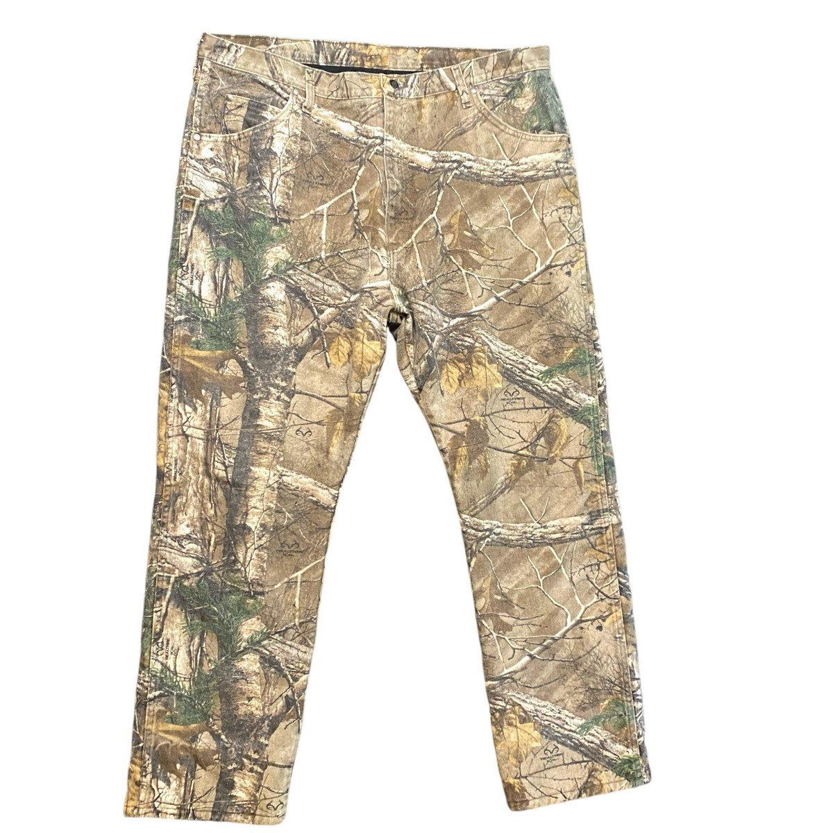 Wrangler Pro Gear PG200AX Quilted Insulated Camo Jeans Hunting