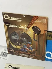 MOUSKATTACK ON-LINE systems Sierra ~ Atari 32K ~ FOLDER ~1981