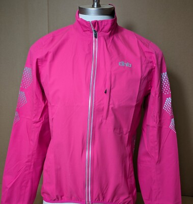 DHB Flashlight Women's Waterproof Cycle Jacket - Pink Glow - Size