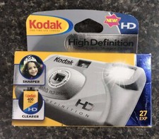 Kodak High Definition One-Time-Use Camera 27 Exposures 400 Film NOS
