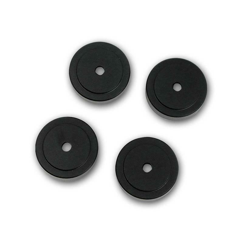 Thumbnail - 4er Set Massive Hifi-gerätefüße Aluminium Midi Boxenfüße Gummidämpfer