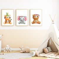 Indianer Tiere 3Er Set Kinderzimmer Bilder Din A4 Poster Babyzimmer Wandbilder