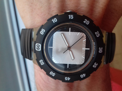 Swatch VINTAGE COLLECTION (1997) SDK132 Silver Exit watch MONTRE NOS SCUBA swiss