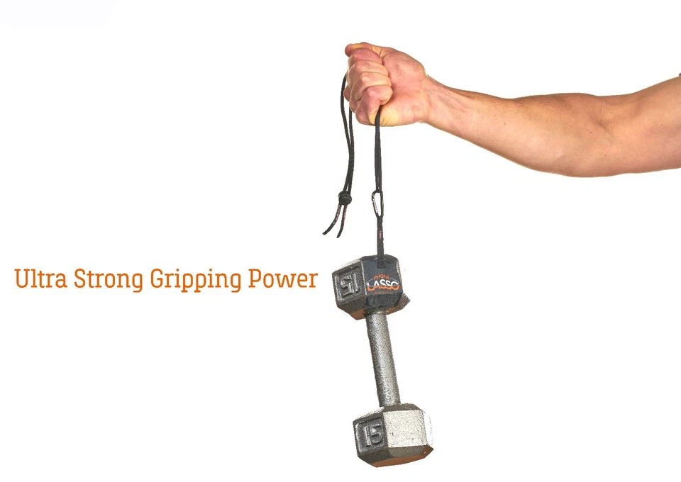 Universal Smartphone Grip Patch With Wrist and Neck Lanyards New - Image 4 of 4