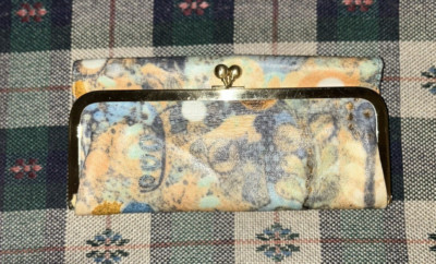 HOBO  Rachel Wallet MYSTIC GARDEN Excellent Condition READ NOTE  & SEE PICS