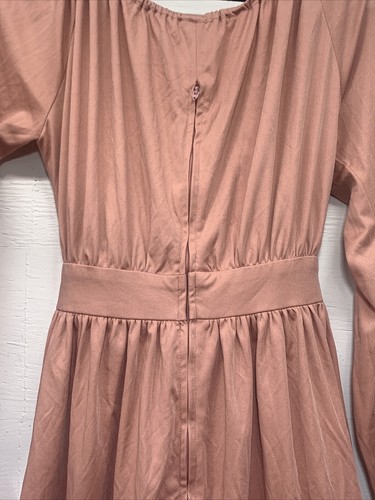 Vestido vintage estilo hippie rosa pastel años 60 de Jody T - Imagen 8 de 14