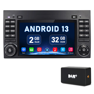 7'' Android 14 Autoradio Navi Mercedes A/B Klasse W169 W245 Sprinter Vito DAB+BT