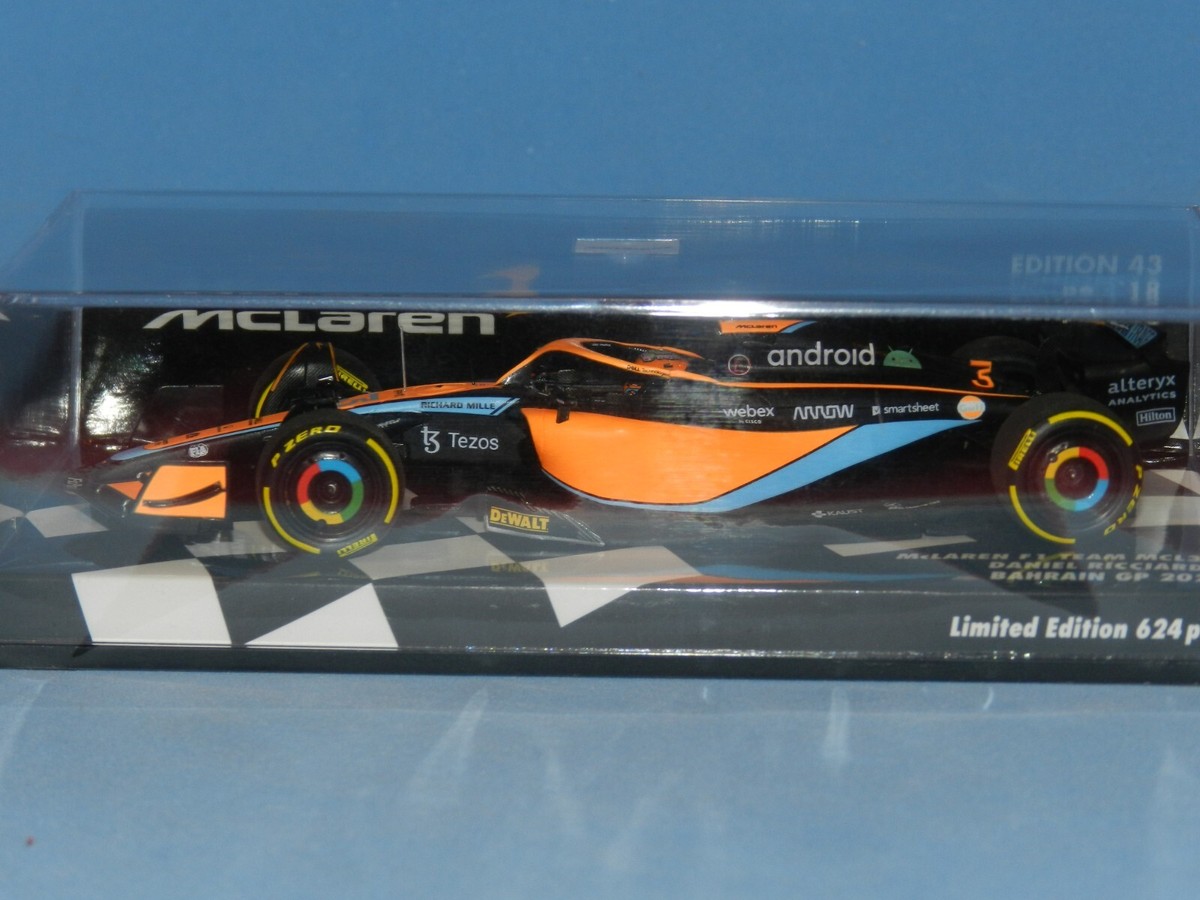 McLaren Mercedes MCL36 3 Daniel Ricciardo F1 Grand Prix De Bahrain 2022 Minichamps 447224303