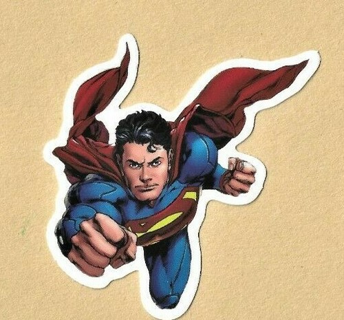 SUPERMAN Stickers DC Comic MOVIE Cartoon ANIMATION Superhero SUPER WOMAN XX - Picture 17 of 18