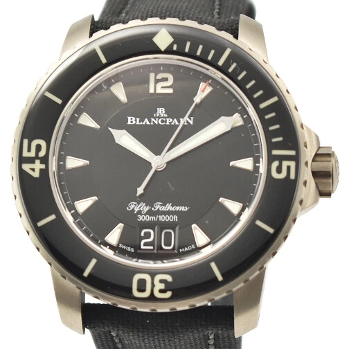 Blancpain — BLANCPAIN  -  Fifty Fathoms Grande Date in Titanium