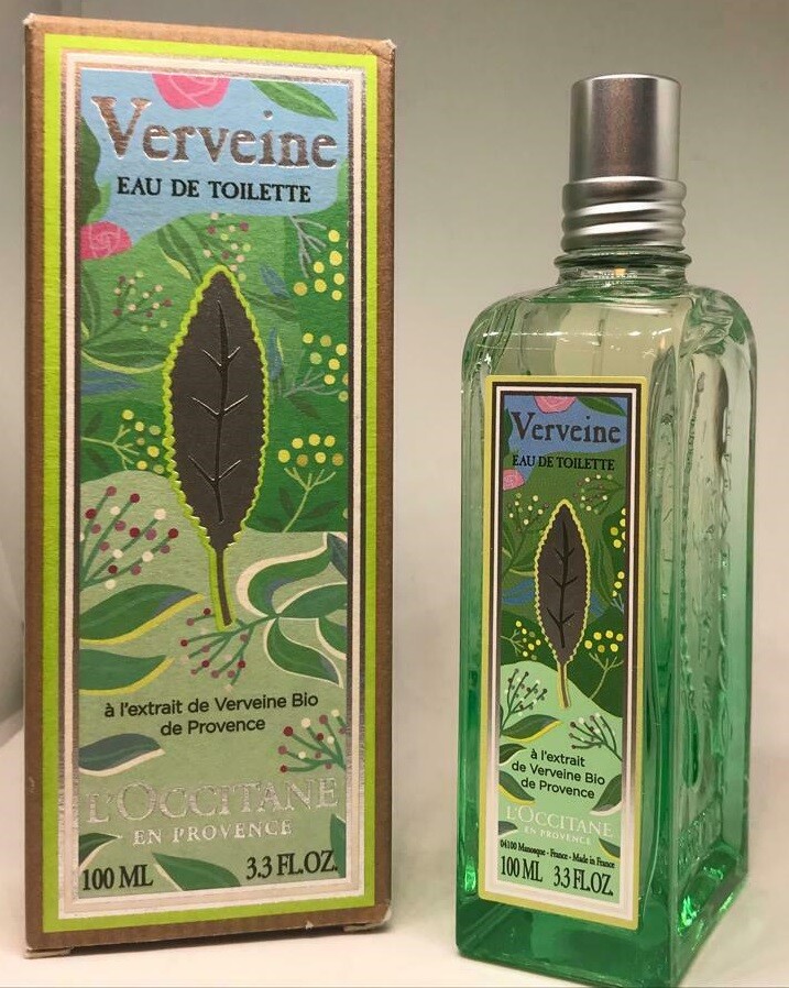 L'Occitane En Provence VERVEINE Eau de Toilette Spray 3.3 oz NIB