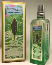 L'Occitane En Provence VERVEINE Eau de Toilette Spray 3.3 oz NIB Fresh Verbana 