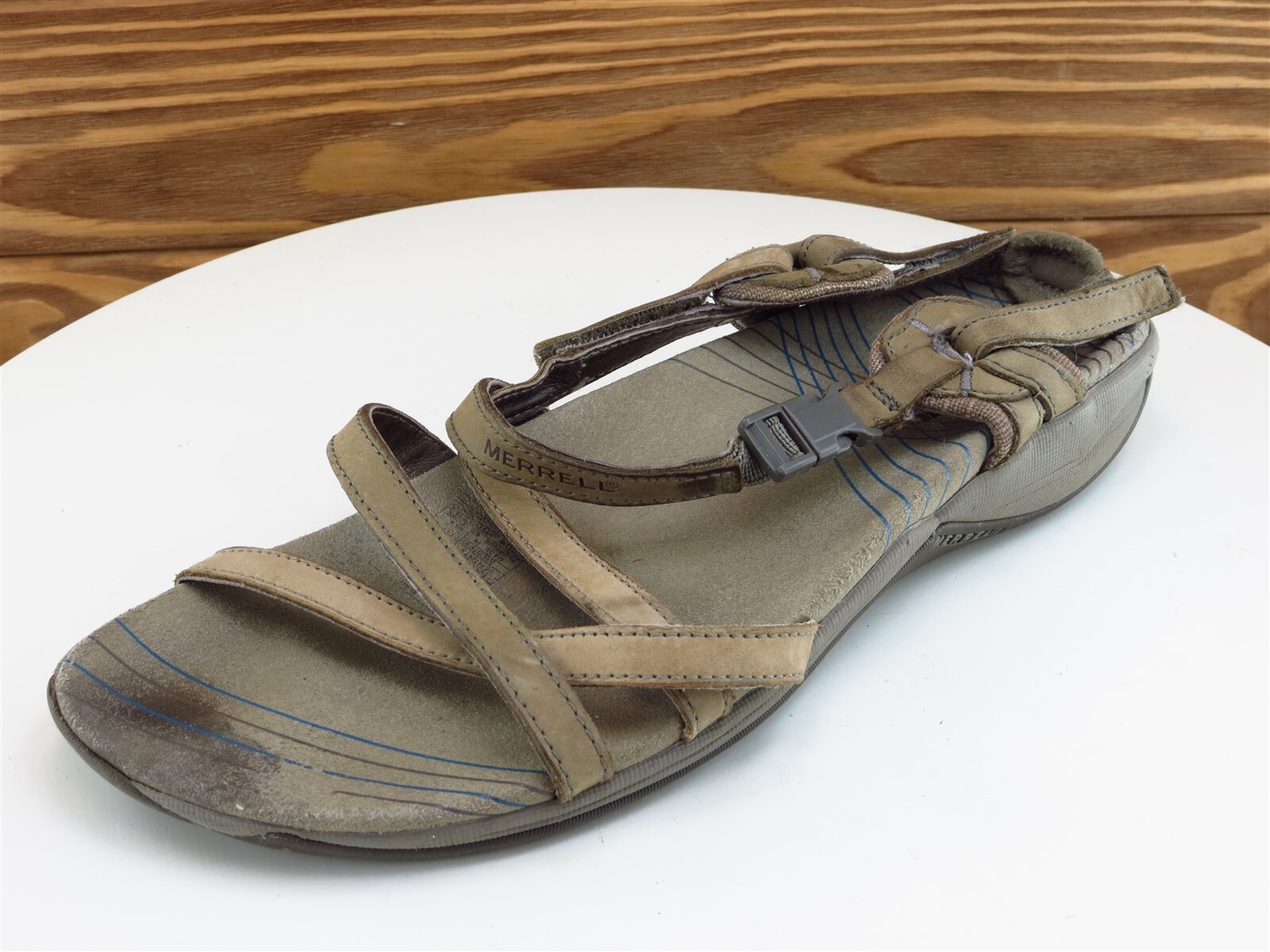 Sandali marroni Merrell taglia 9 pelle donna M