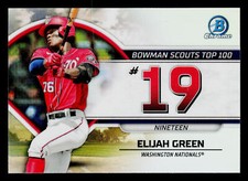 2023 BOWMAN SCOUTS TOP 100 REFRACTOR #BTP-19 ELIJAH GREEN
