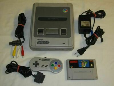 Super Nintendo SNES Konsole + Super Mario World
