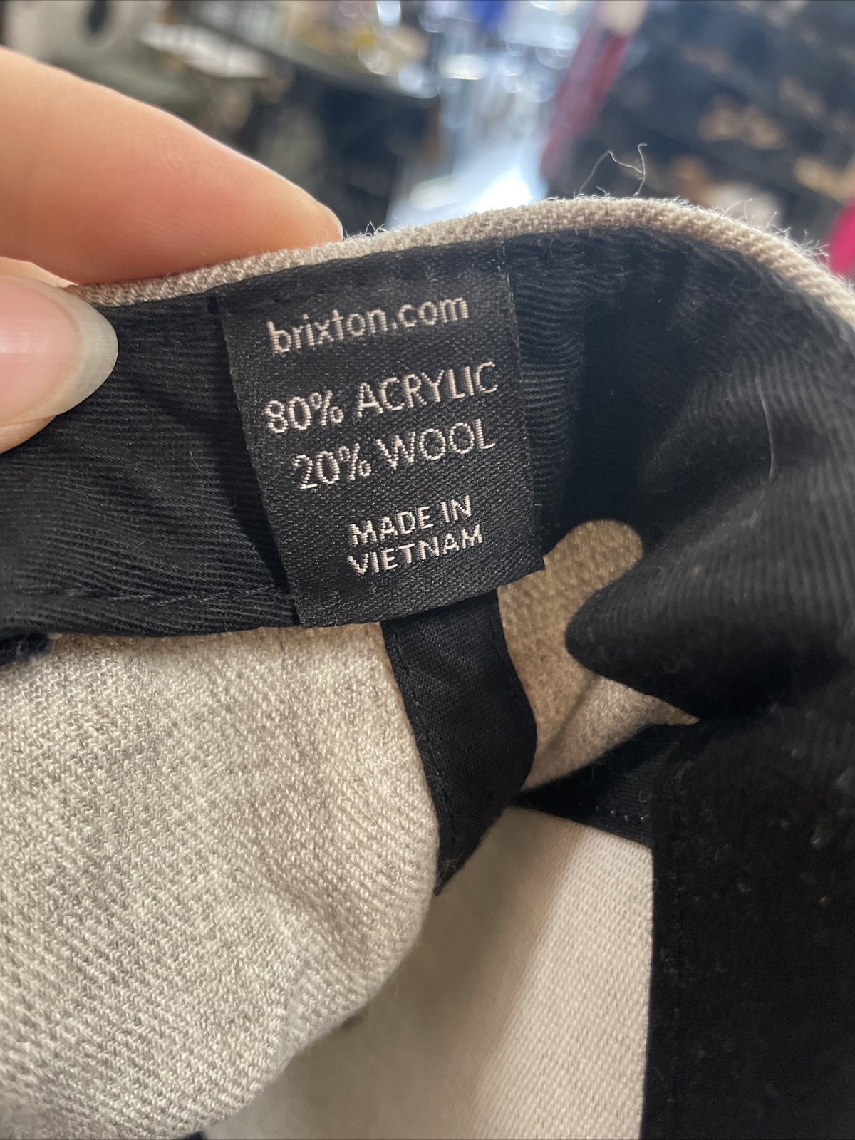 Gray Brixton Supply Snapback Hat Adjustable - image 4