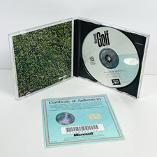Microsoft Golf PC CD-ROM 1993 Video Game with Certificate of Authenticity