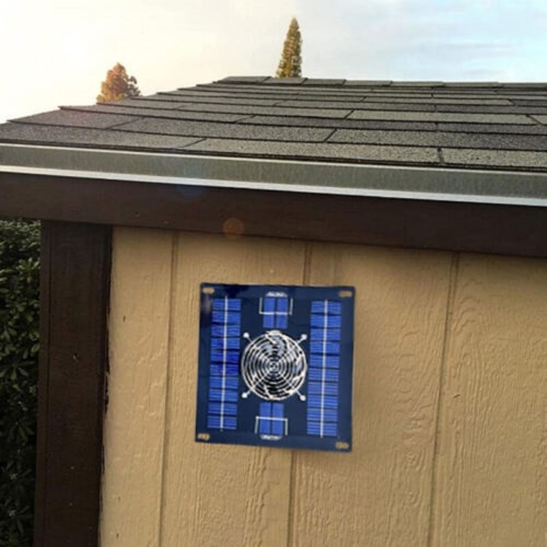 400cfm Solar Powered Attic Fan System Roof Vent Fan For Attic or Greenhouse NEW - Picture 10 of 19
