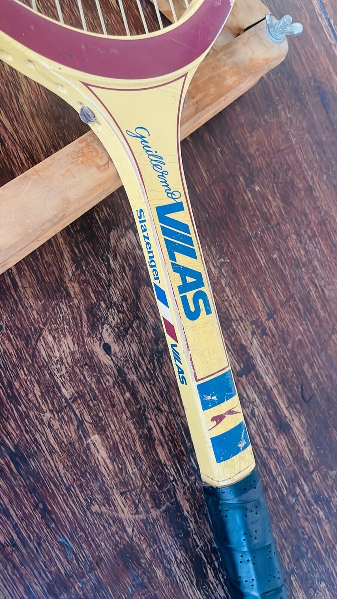 Raquette De Tennis Vintage Slazenger Vilas - Modèle Occasion Guillermo Vilas