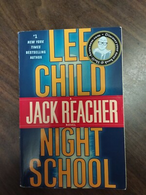 NIGHT SCHOOL Lee child SIGNED by author 1st edition