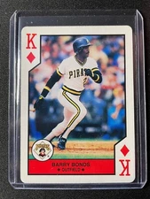 1990 U.S. Playing Card Co. Barry Bonds Pirates!!!