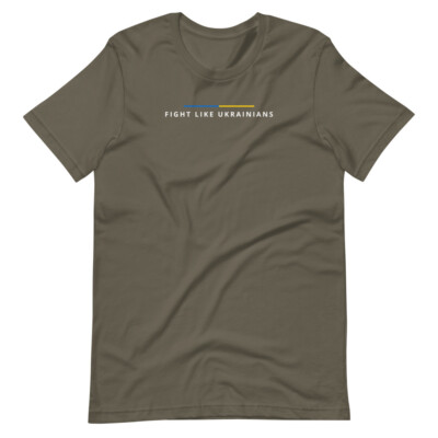Fight Like Ukrainians Zelensky Camiseta De Hombre