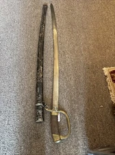 Antique Ww1 Russian Sword With Scabbard 37” Long