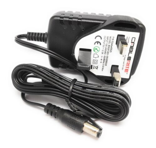 Logitech Squeezebox Classic quality new 5v 2a power supply charger cable - Picture 1 of 6