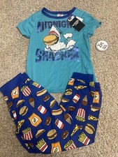 boys pajamas 4/5 shark summer new