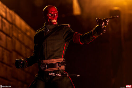SIDESHOW COLLECTIBLES EXCLUSIVE MARVEL CAPTAIN AMERICA RED SKULL 1/6 SCALE  - Afbeelding 1 van 7