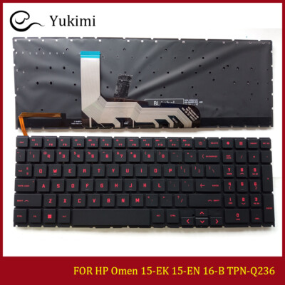 FOR HP Omen 15-EK 15-EN 16-B TPN-Q236 Laptop Red English Backlight Keyboard