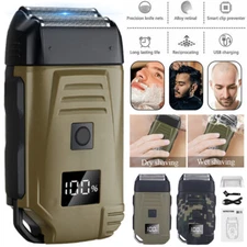 Men's USB Electric Shaver Trimmer Razor Rechargeable Hair Beard Shaving Machine