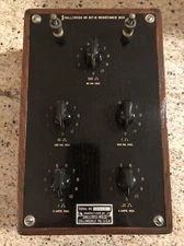 Mint Vintage Shallcross No. 817-B Wood Resistance Box Serial # 5027 Working