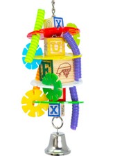 3745 ABC Spin Bird Toy parrot cage cages african grey conure cockatiel parakeet