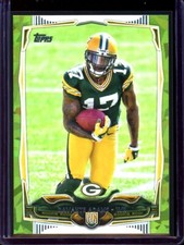 2014 Topps #337 Davante Adams Green Cracked Ice /50 Rookie Packers RC Raiders
