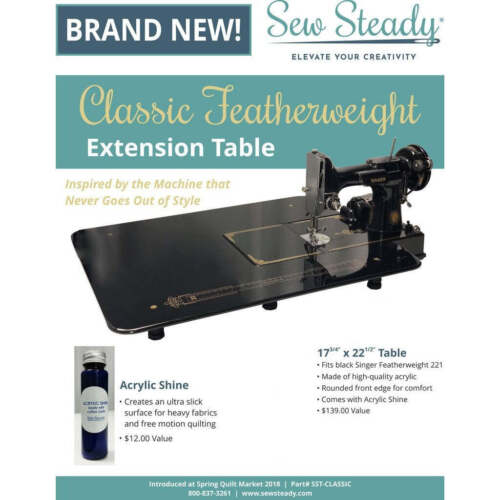 Singer 221 Featherweight Extension Table (Sew Steady) - Picture 2 of 2