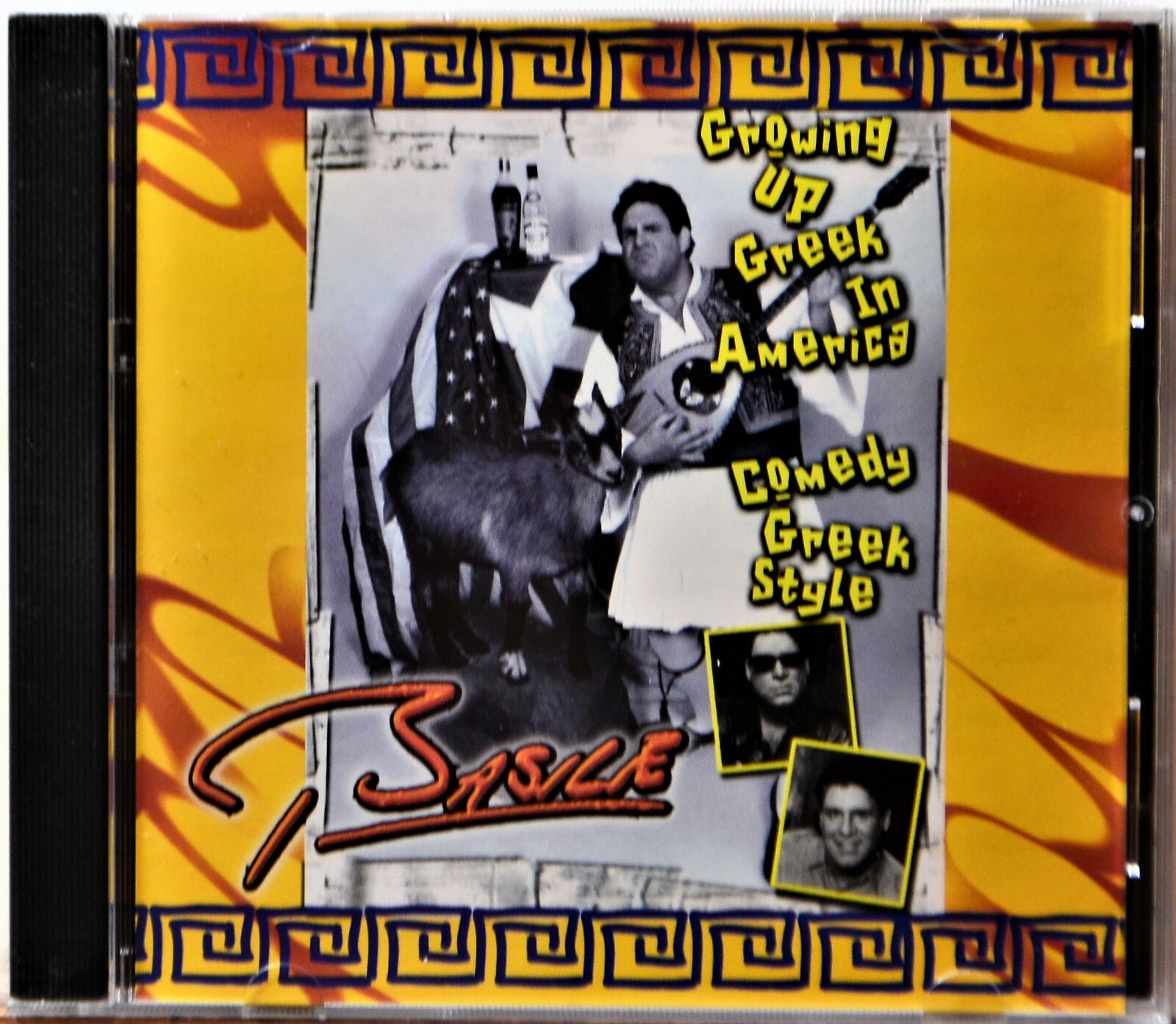 CD Basile Growing Up Greek in America Comedy Novelty Signed Autographed