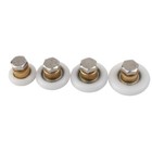 <!--F#f_0-->Glass Shower Door Rollers Bathroom Glass Door Sliders 20 set for Home Hotel Use<!--F/-->