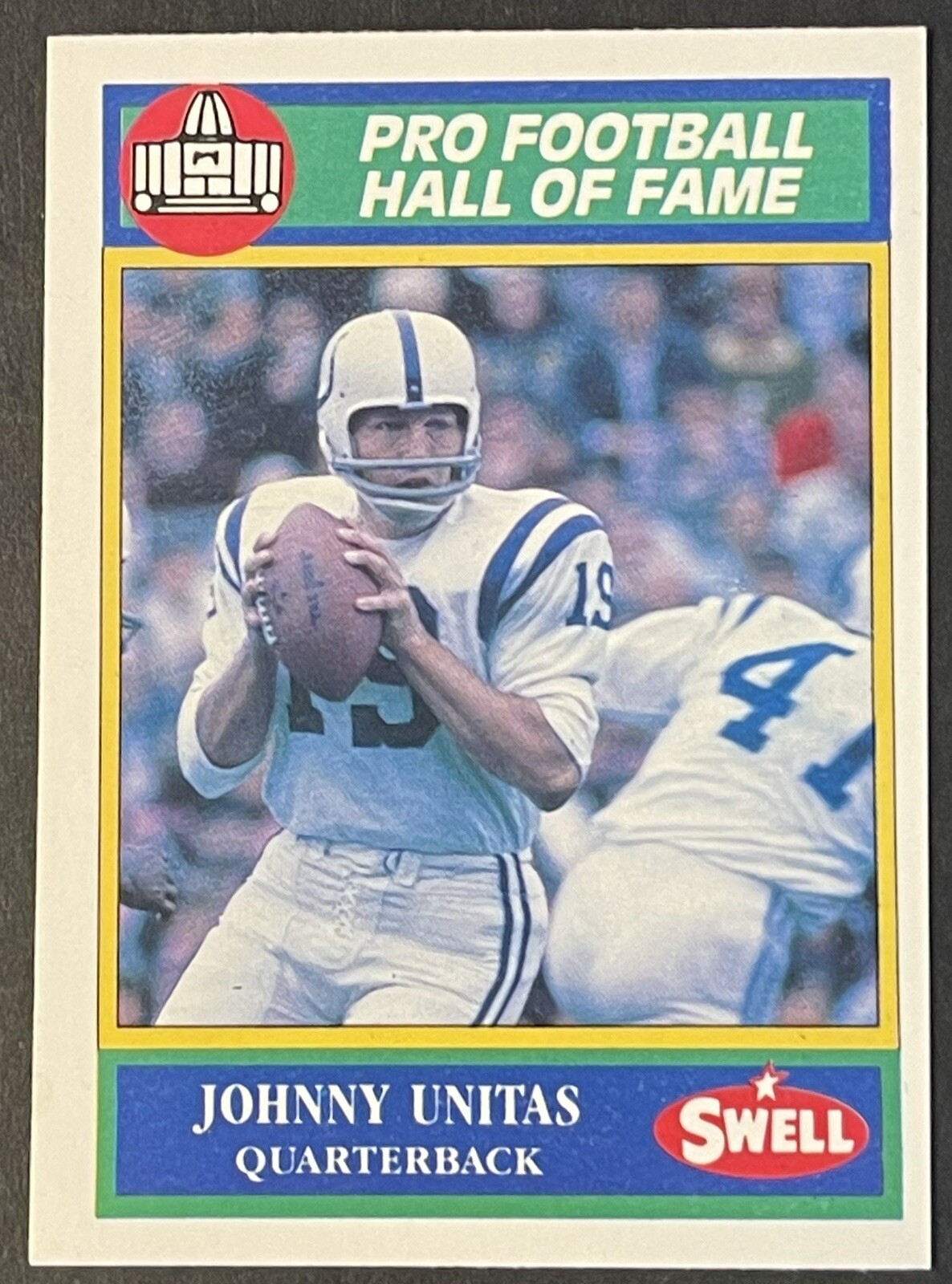 1990 SWELL GREATS JOHNNY UNITAS BALTIMORE COLTS #104