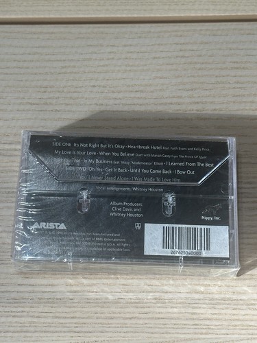 Whitney Houston- My Love Is Your Love Cassette Tape (1998) Sealed - Picture 6 of 8