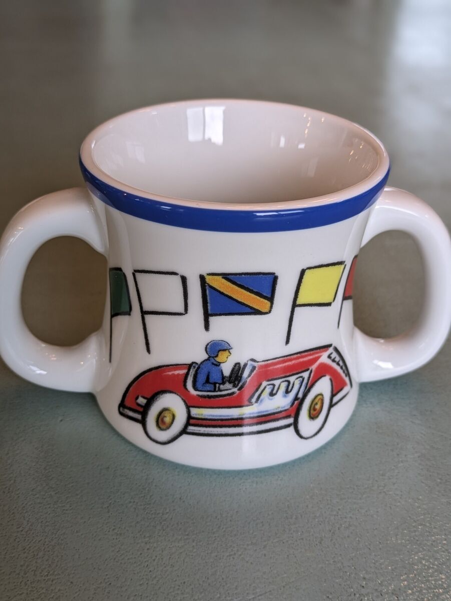 Tiffany Bone China Race Car Set, Child's Bowl Plate and Cup Tiffany Bone China Race Car Set, Child's Bowl Plate and Cup