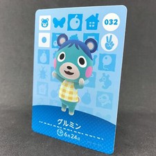 Nintendo Animal Crossing New Horizons BLUEBEAR 032 Amiibo Card Japanese Game