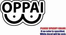One Punch Man Oppai Decal Sticker JDM Funny Vinyl Car Window Bumper Truck 7"