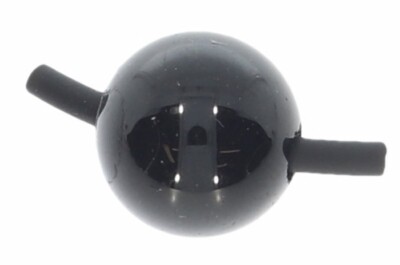  Obsidian schwarz Kugel Schmuck Edelstein Anhänger 12mm gebohrt - 12G130
