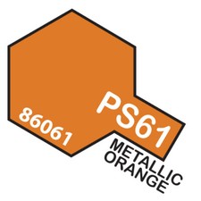 Spray paint for polycarbonate 100 ml. Metallic Orange Ps61 TAMIYA
