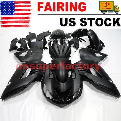 Matte Black Fairing Kit For Kawasaki Ninja ZX14 ZX14R 20062011 ABS