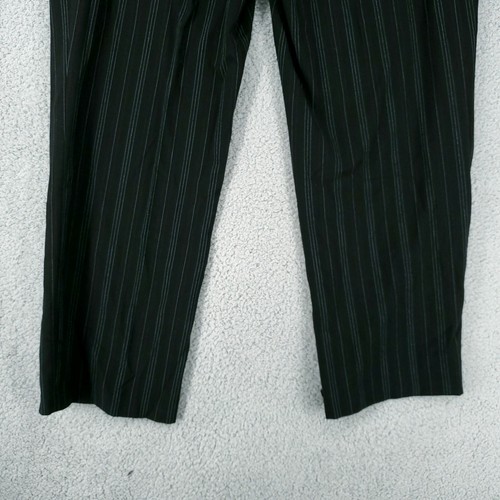 EAST 5TH Womens 18W Black Red Pin Stripe Straight Dress Pants 37x28.5 - Picture 9 of 10
