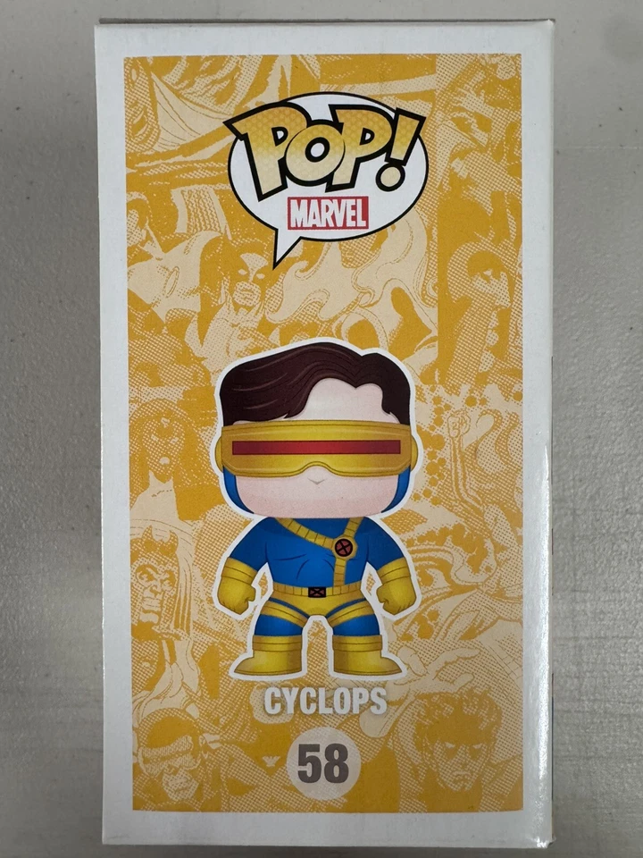 Cyclops 58 ~ Marvel - X-Men ~ Vinilo Funko Pop ~ EXCELENTE Estado + PROTECTOR GRATIS Foto 4 de 4